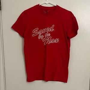 Red 'Saved by the Max' T-Shirt